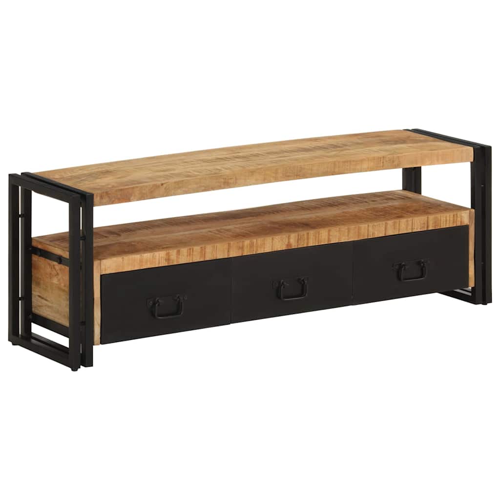 338466 vidaXL TV Cabinet 120x30x40 cm Solid Wood Mango