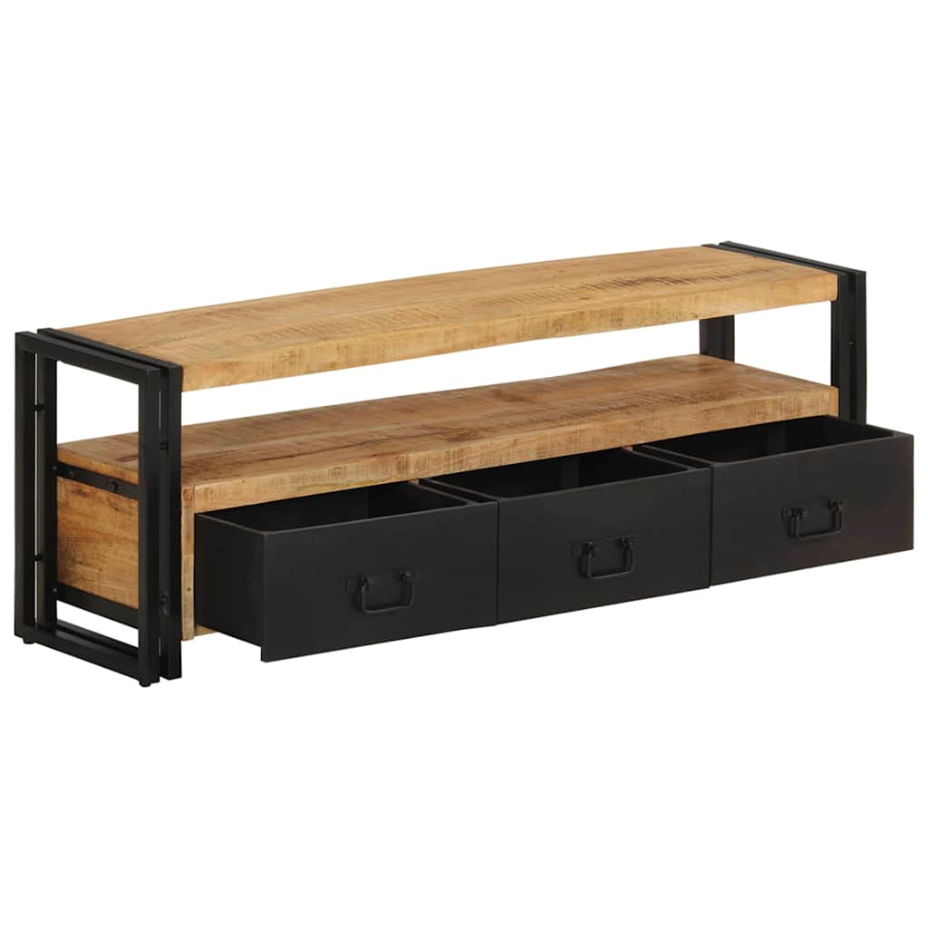338466 vidaXL TV Cabinet 120x30x40 cm Solid Wood Mango
