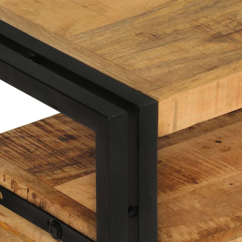 338466 vidaXL TV Cabinet 120x30x40 cm Solid Wood Mango