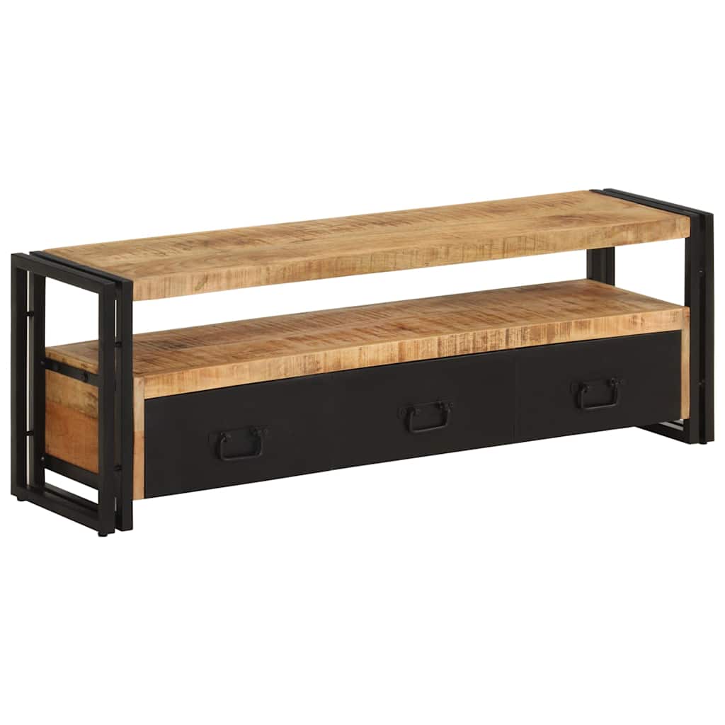338466 vidaXL TV Cabinet 120x30x40 cm Solid Wood Mango