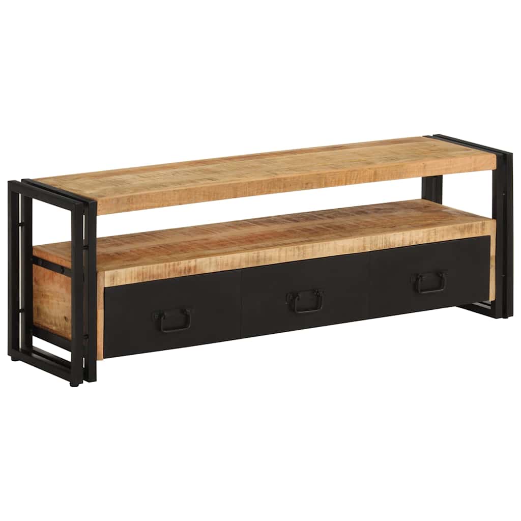338466 vidaXL TV Cabinet 120x30x40 cm Solid Wood Mango