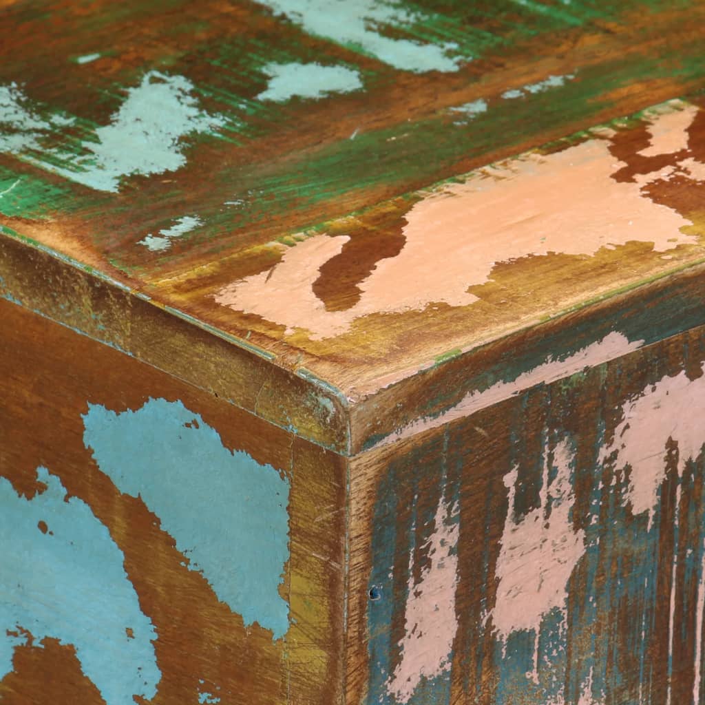 Side Table 40x30x51 cm Solid Wood Reclaimed