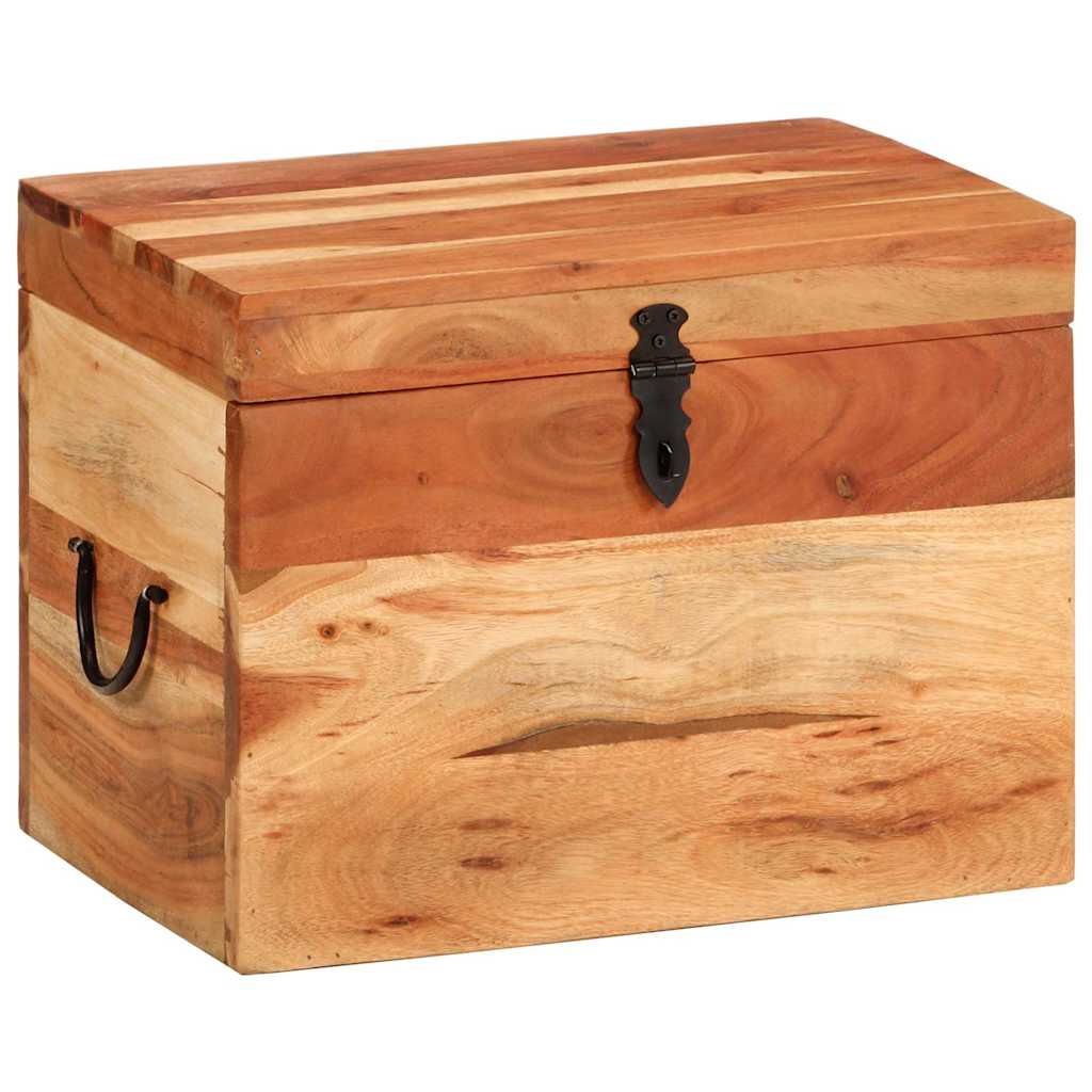 338482 vidaXL Storage Box 39x28x31 cm Solid Wood Acacia