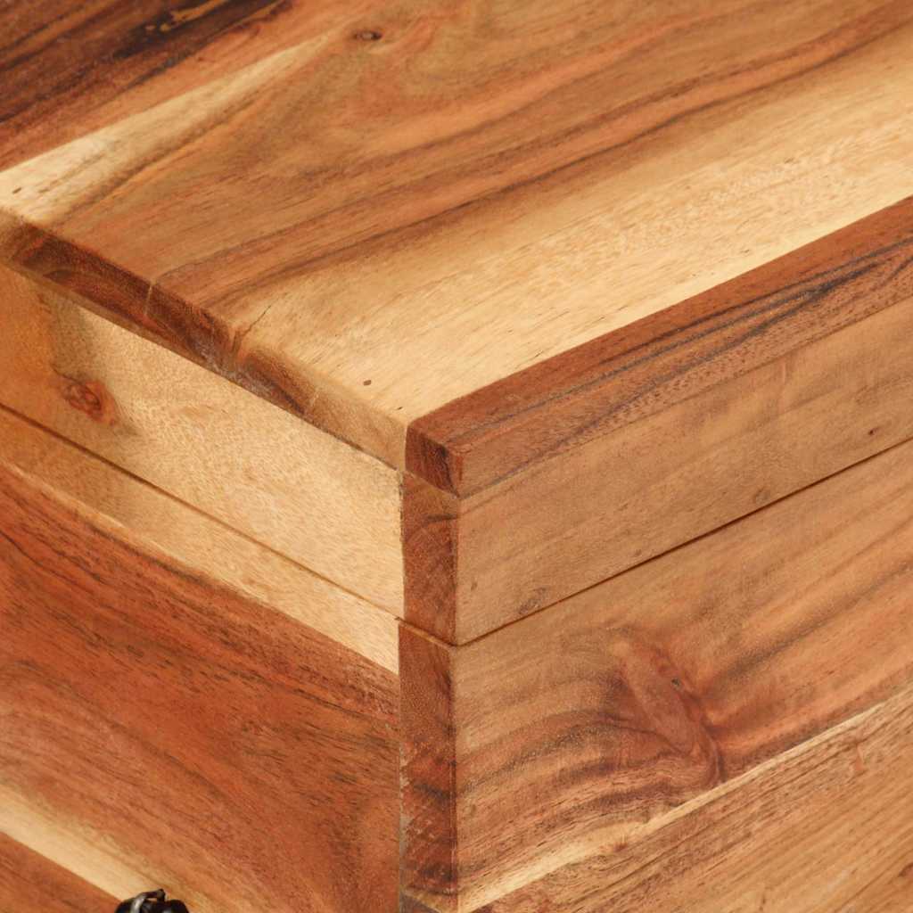 338482 vidaXL Storage Box 39x28x31 cm Solid Wood Acacia