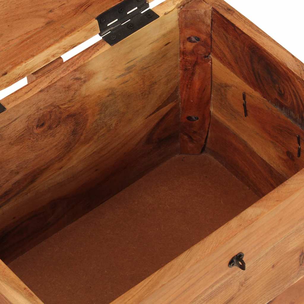 338482 vidaXL Storage Box 39x28x31 cm Solid Wood Acacia