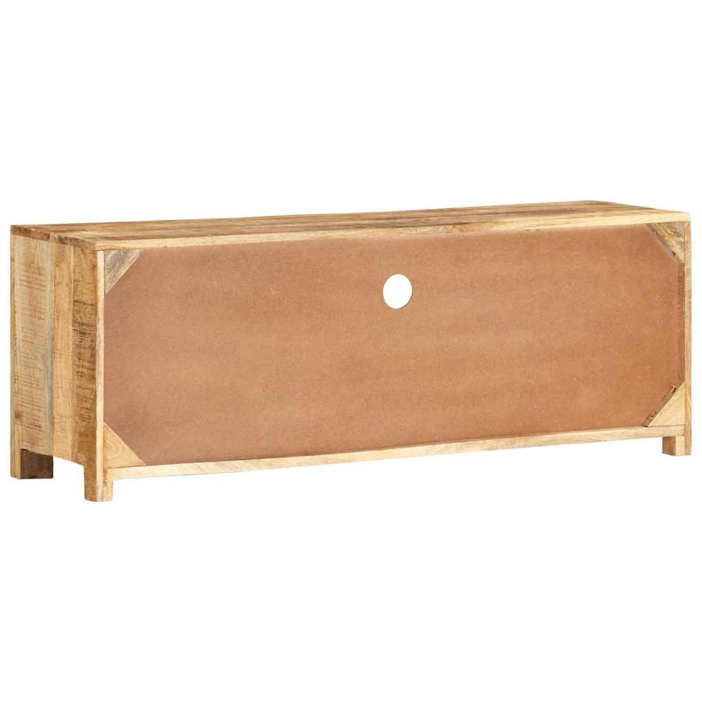 338026 vidaXL TV Cabinet 110x30x40 cm Rough Mango Wood