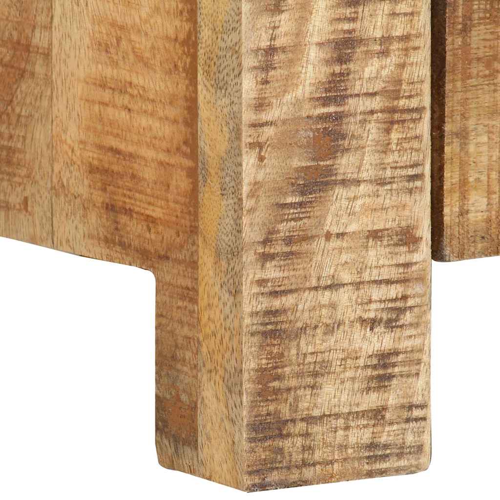 338026 vidaXL TV Cabinet 110x30x40 cm Rough Mango Wood