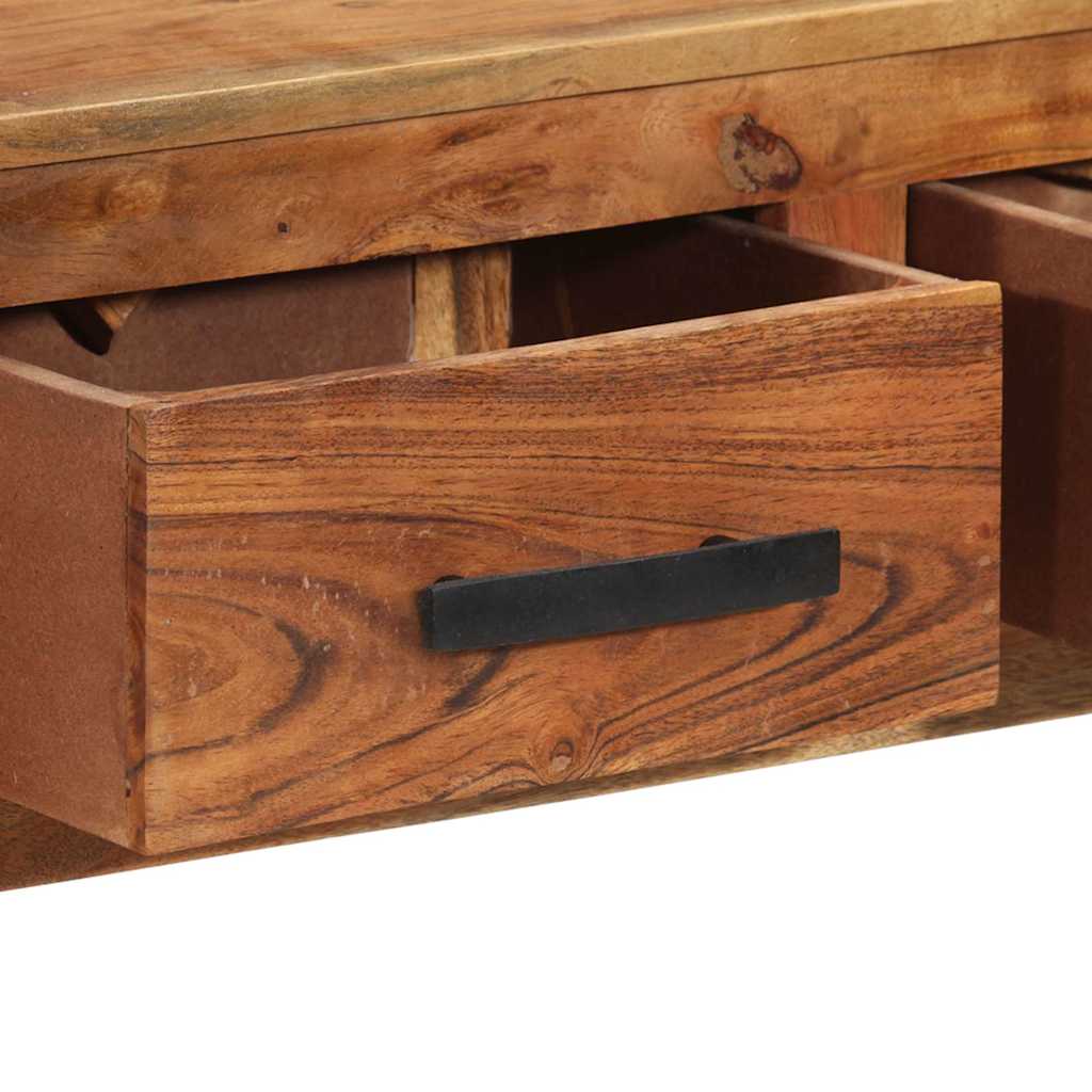 338032 vidaXL Sideboard with 3 Drawers 110x30x80 cm Solid Acacia Wood