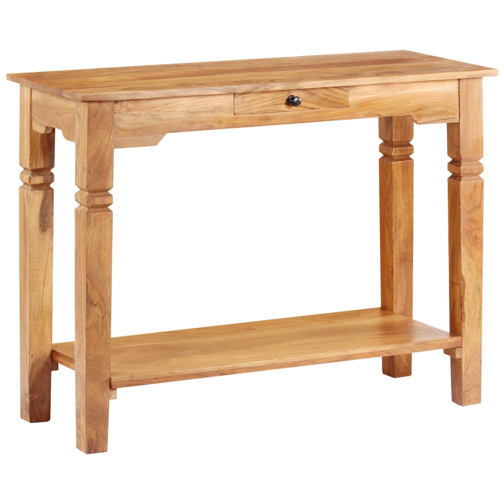 338033 vidaXL Console Table 100x40x76 cm Solid Acacia Wood