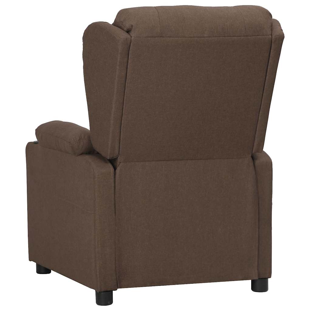 Recliner Chair Taupe Fabric