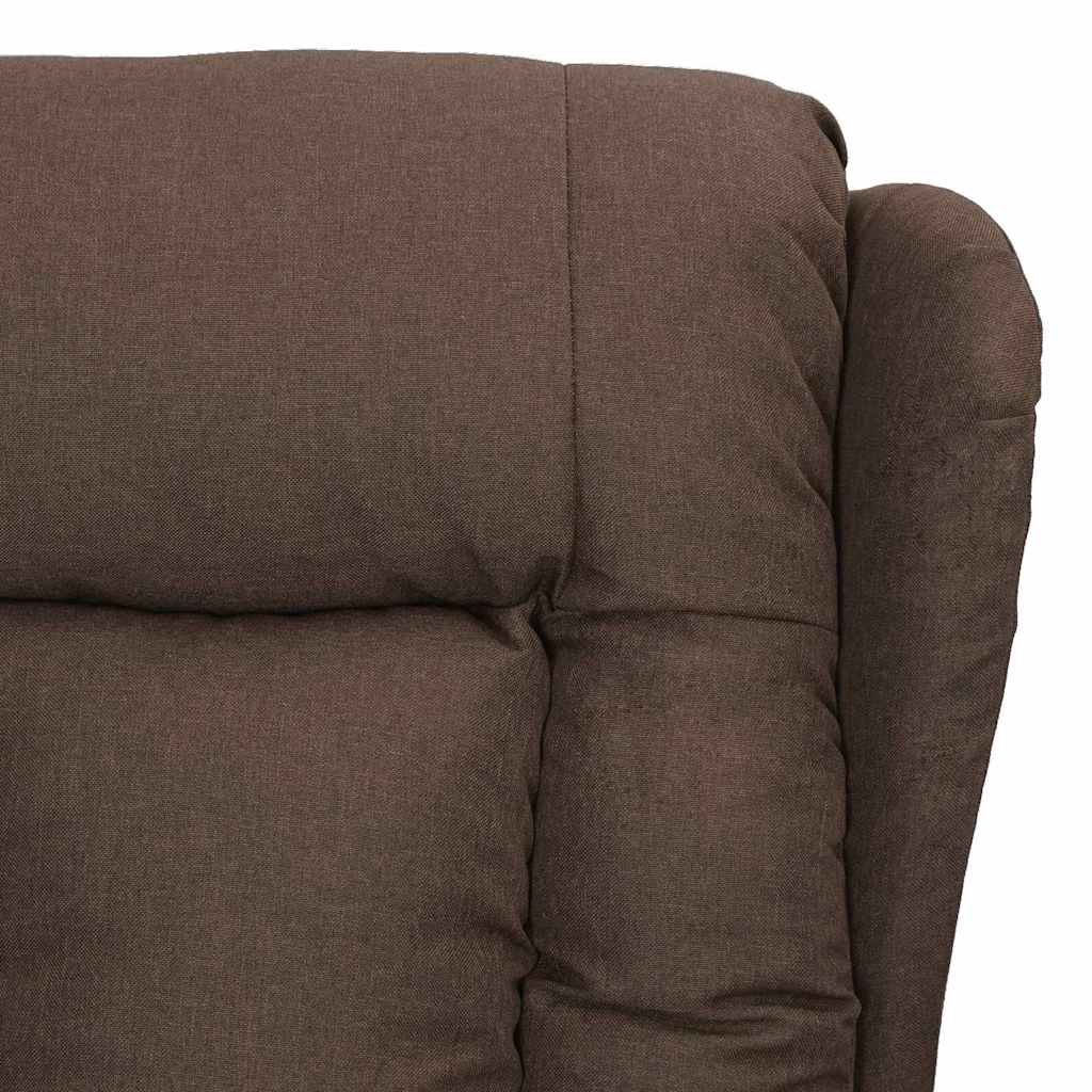 Recliner Chair Taupe Fabric