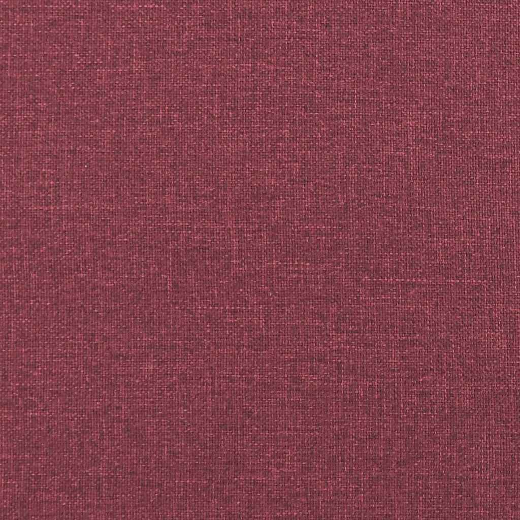 Massage Chair Wine Red Fabric