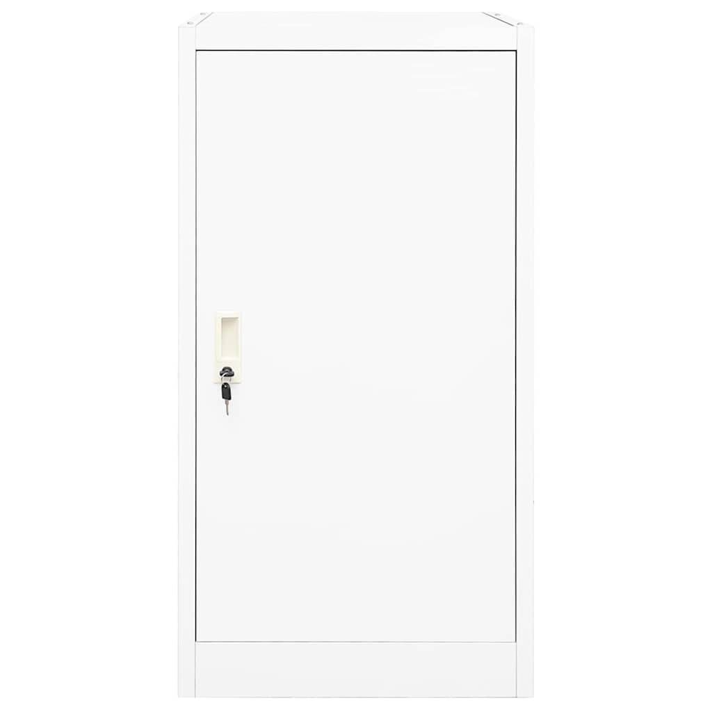 Saddle Cabinet White 53x53x105 cm Steel