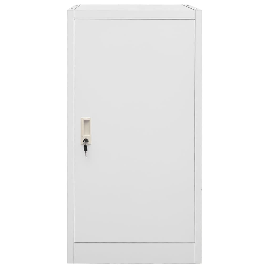 Saddle Cabinet Light Grey 53x53x105 cm Steel