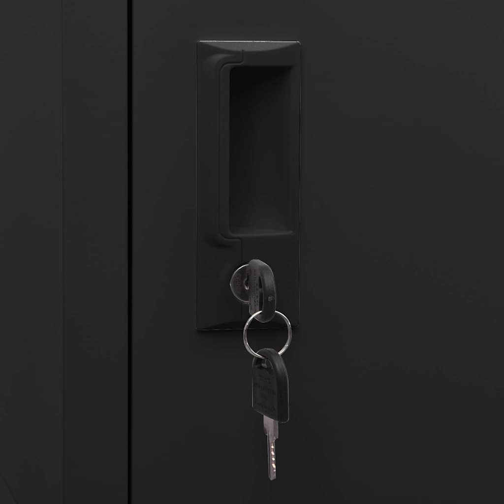 Saddle Cabinet Anthracite 53x53x105 cm Steel