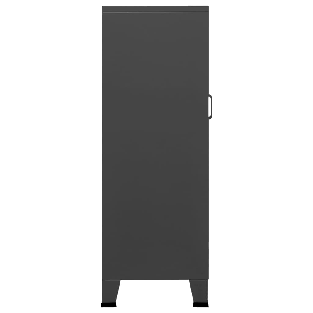 Industrial Storage Chest Anthracite Metal