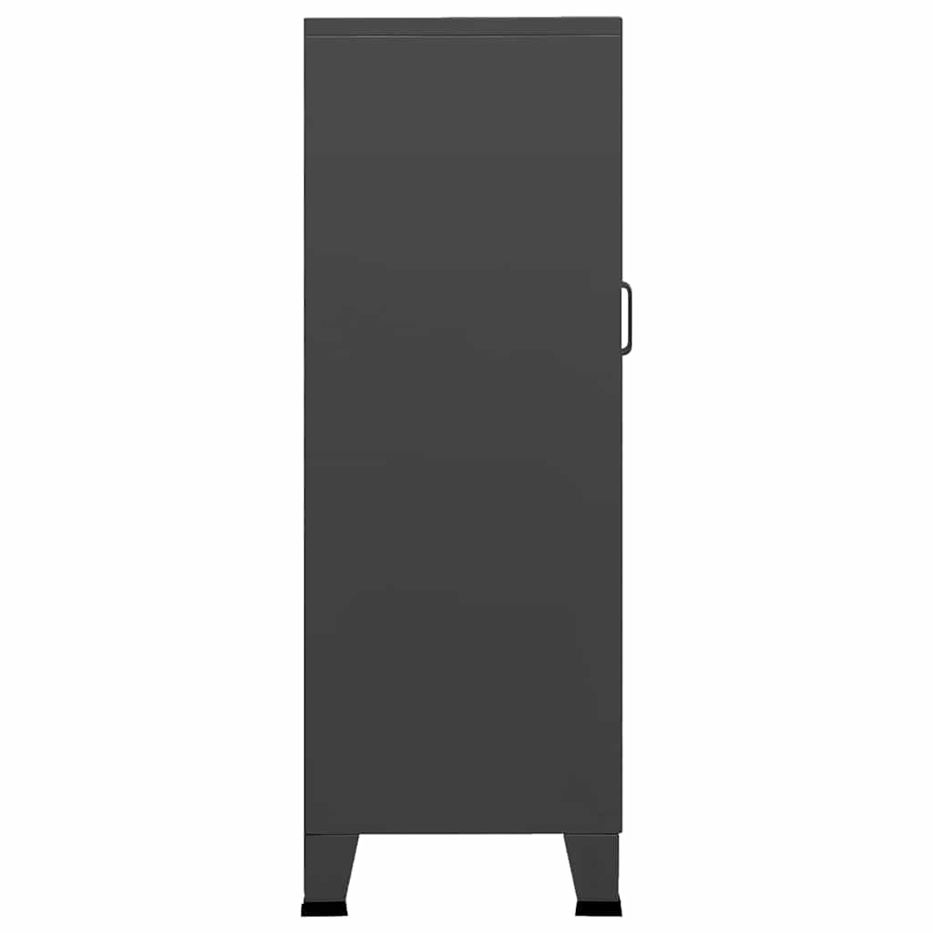 Industrial Storage Chest Anthracite 70x40x115 cm Metal