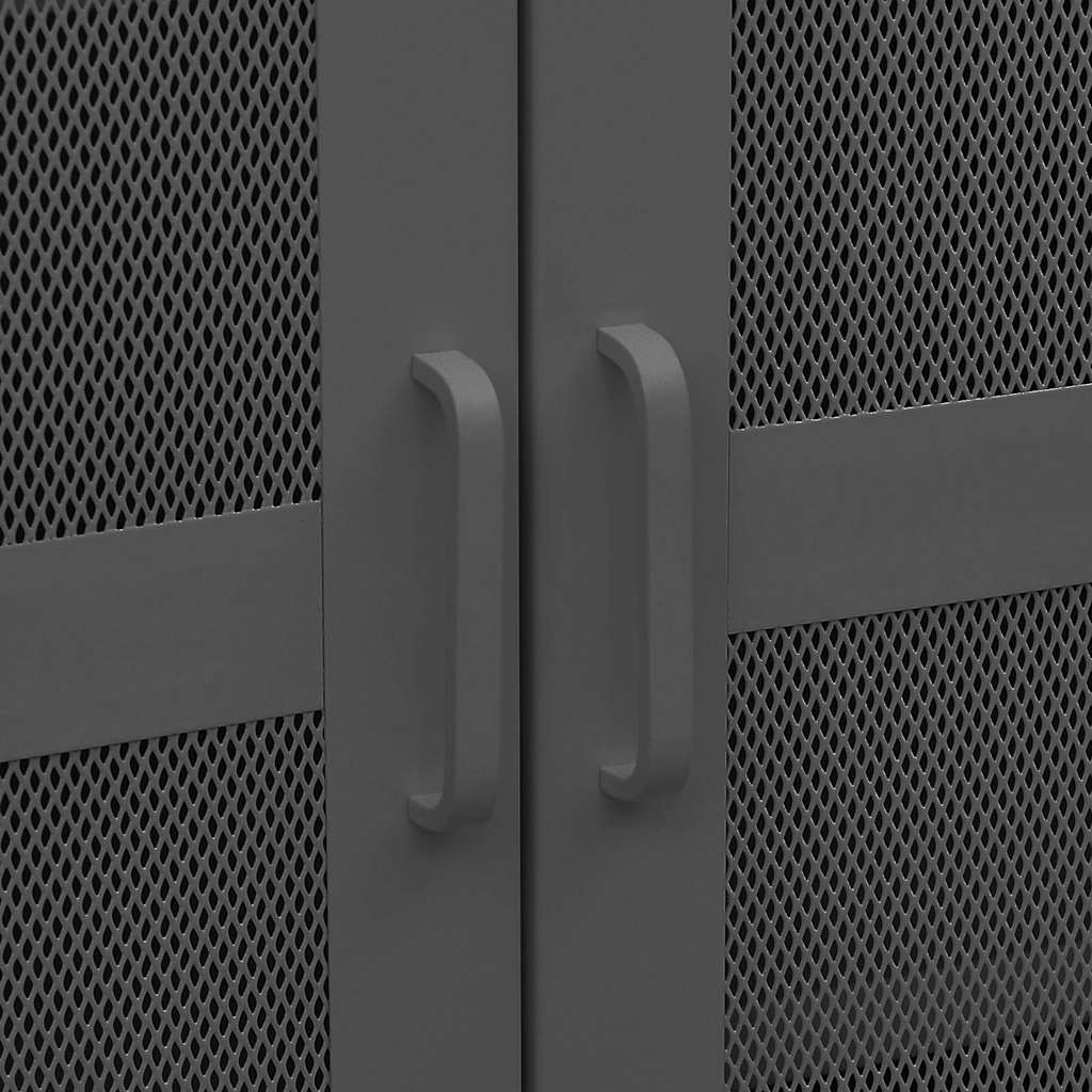Industrial Storage Chest Anthracite 70x40x115 cm Metal