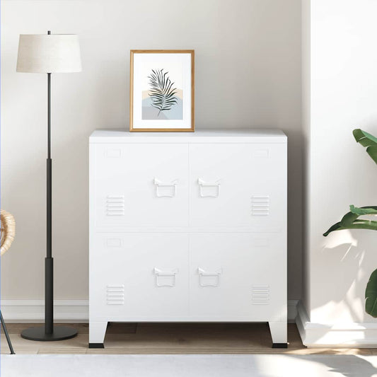 Storage Chest | White | Steel, plastic | 75x40x80 cm | Storage Chest