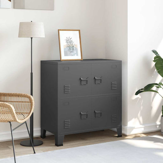 Storage Chest | Anthracite | Steel, plastic | Medium | Storage