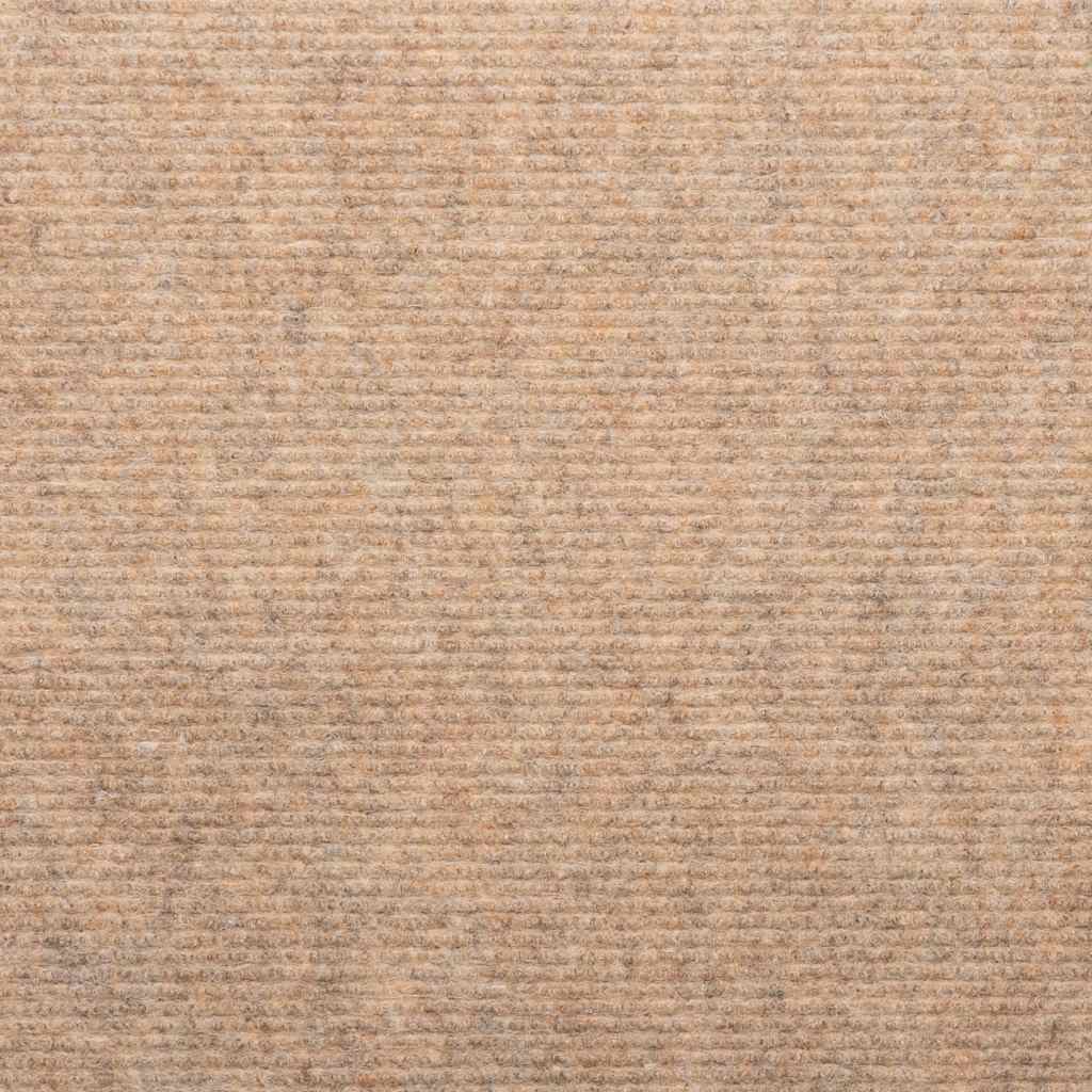 136388 vidaXL Stair Mats Self-adhesive 15 pcs 56x17x3 cm Beige
