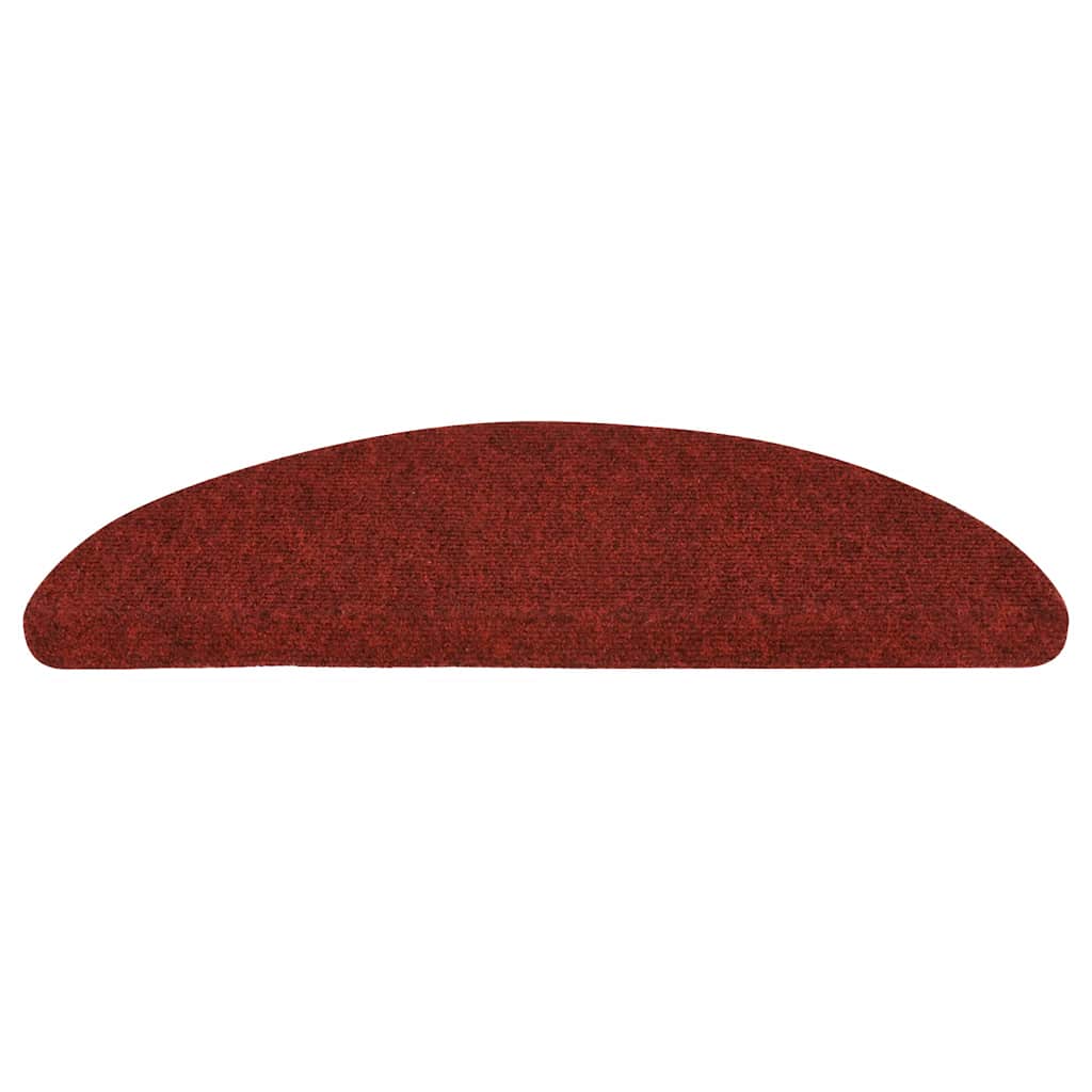 136392 vidaXL Stair Mats Self-adhesive 15 pcs 56x17x3 cm Red