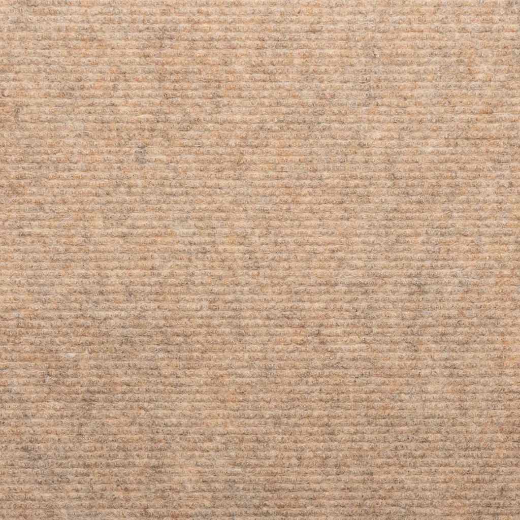 136394 vidaXL Stair Mats Self-adhesive 15 pcs 65x22,5x3,5 cm Beige