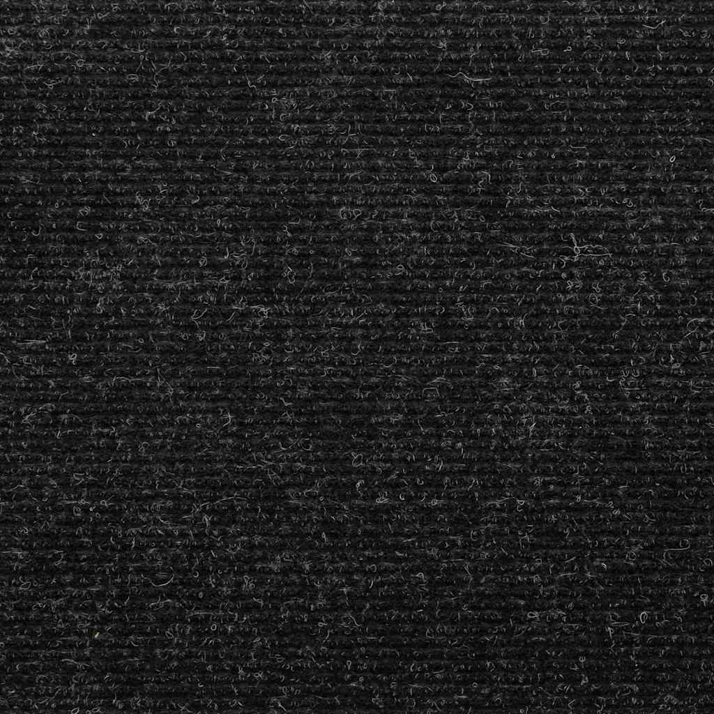136395 vidaXL Stair Mats Self-adhesive 15 pcs 65x22,5x3,5 cm Anthracite