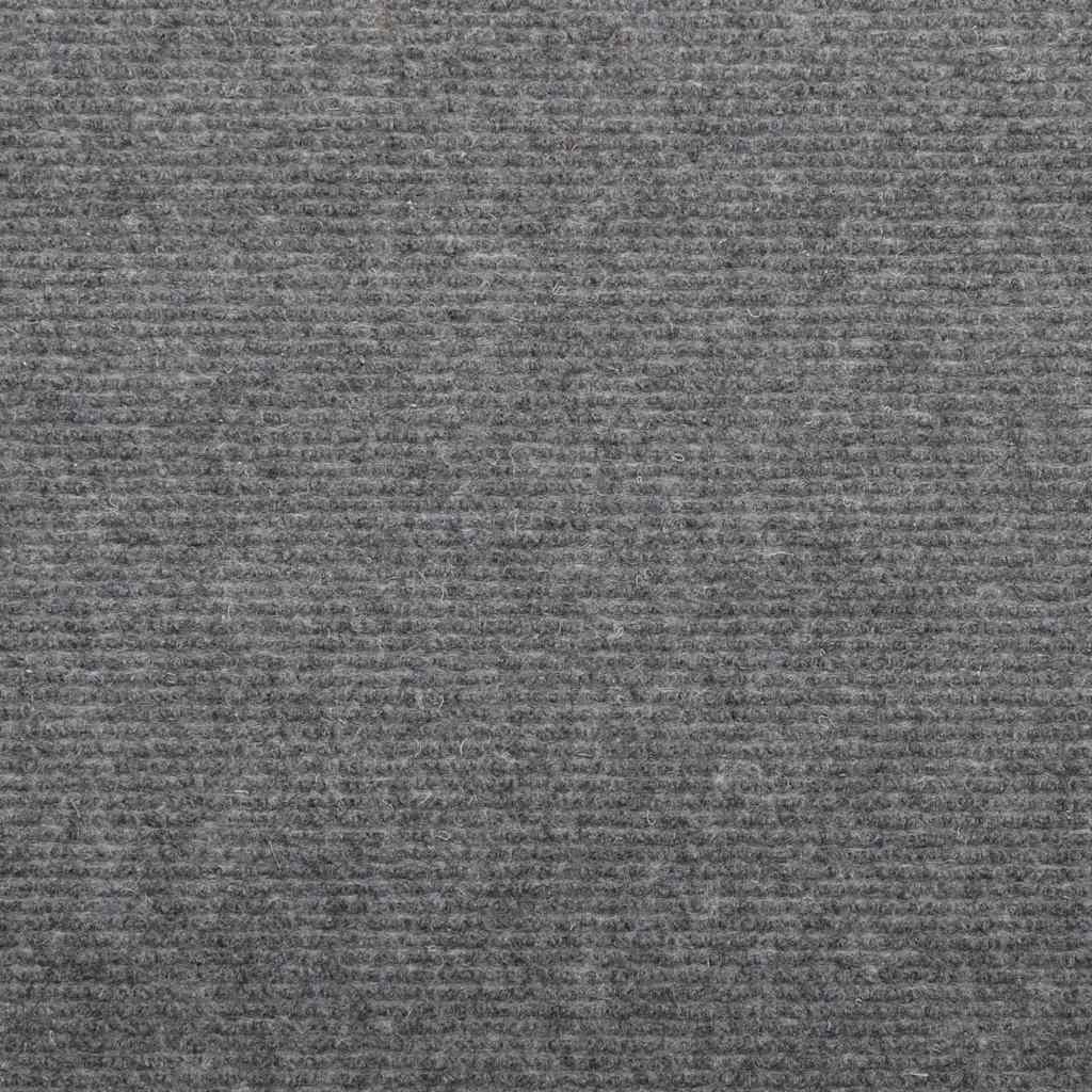 136397 vidaXL Stair Mats Self-adhesive 15 pcs 65x22,5x3,5 cm Grey