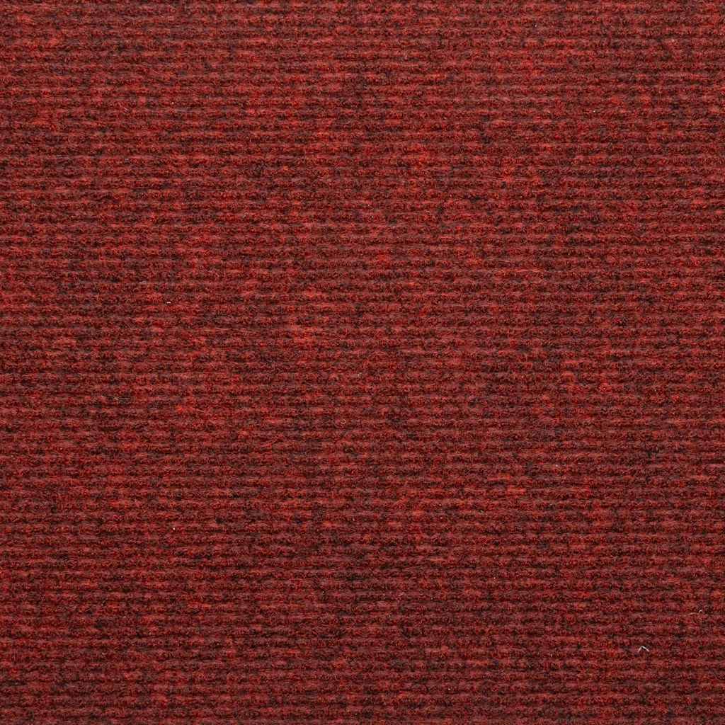 136398 vidaXL Stair Mats Self-adhesive 15 pcs 65x22,5x3,5 cm Red