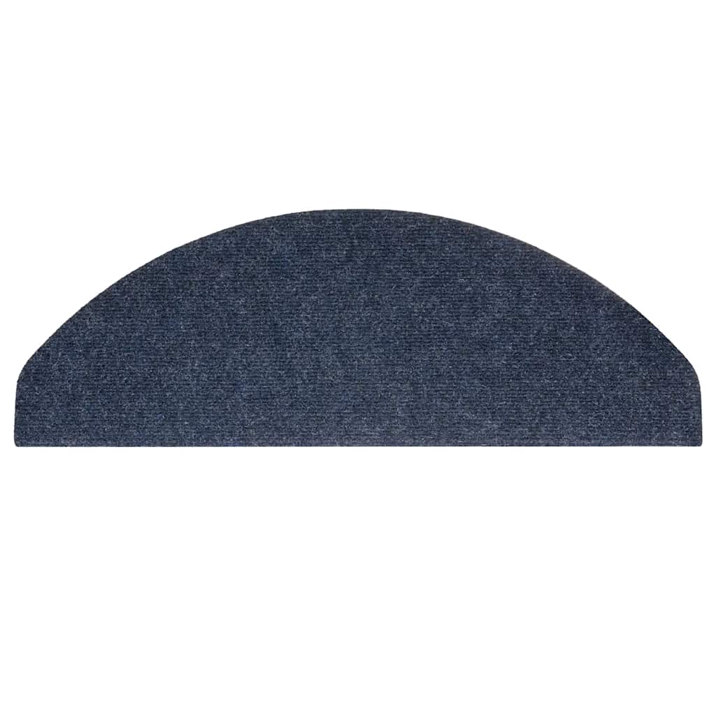 136399 vidaXL Stair Mats Self-adhesive 15 pcs 65x22,5x3,5 cm Blue