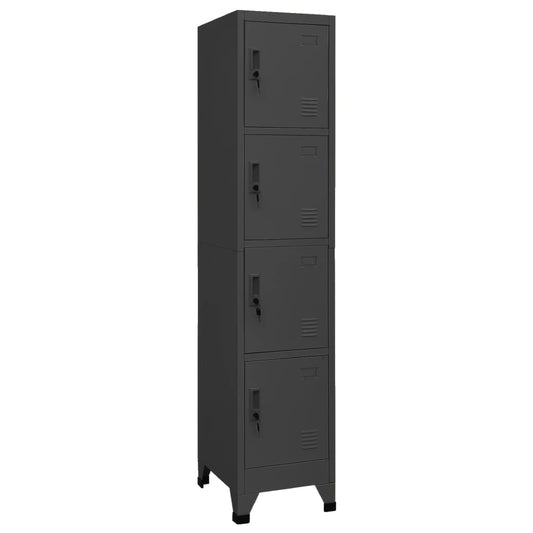 Locker Cabinet | Anthracite | Steel | Tall | Locker Cabinet | Rectangular