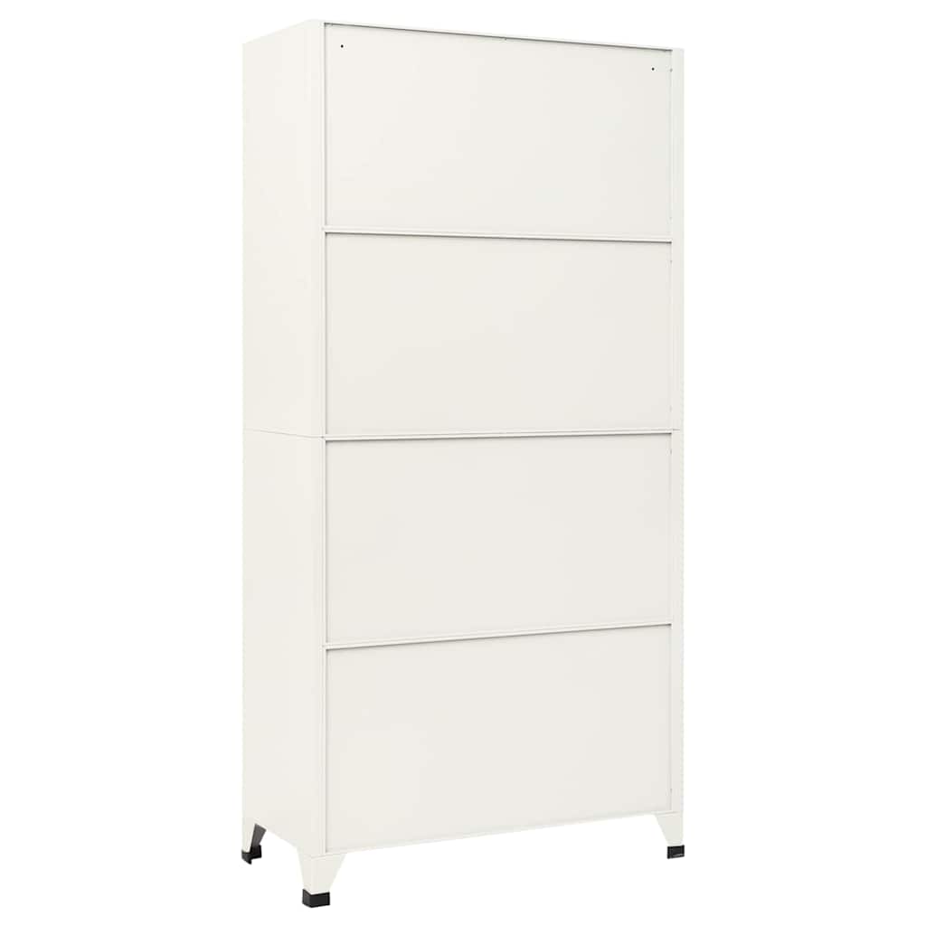 Locker Cabinet Grey and Blue 90x45x180 cm Steel
