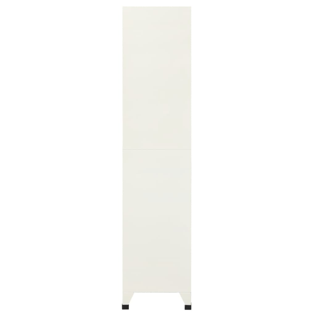 Locker Cabinet Grey and Blue 90x40x180 cm Steel