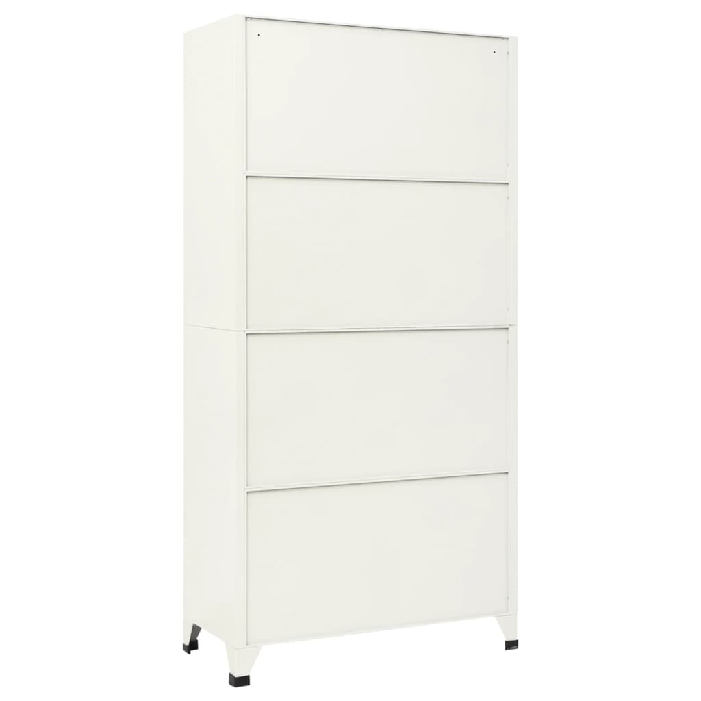Locker Cabinet Grey and Blue 90x40x180 cm Steel
