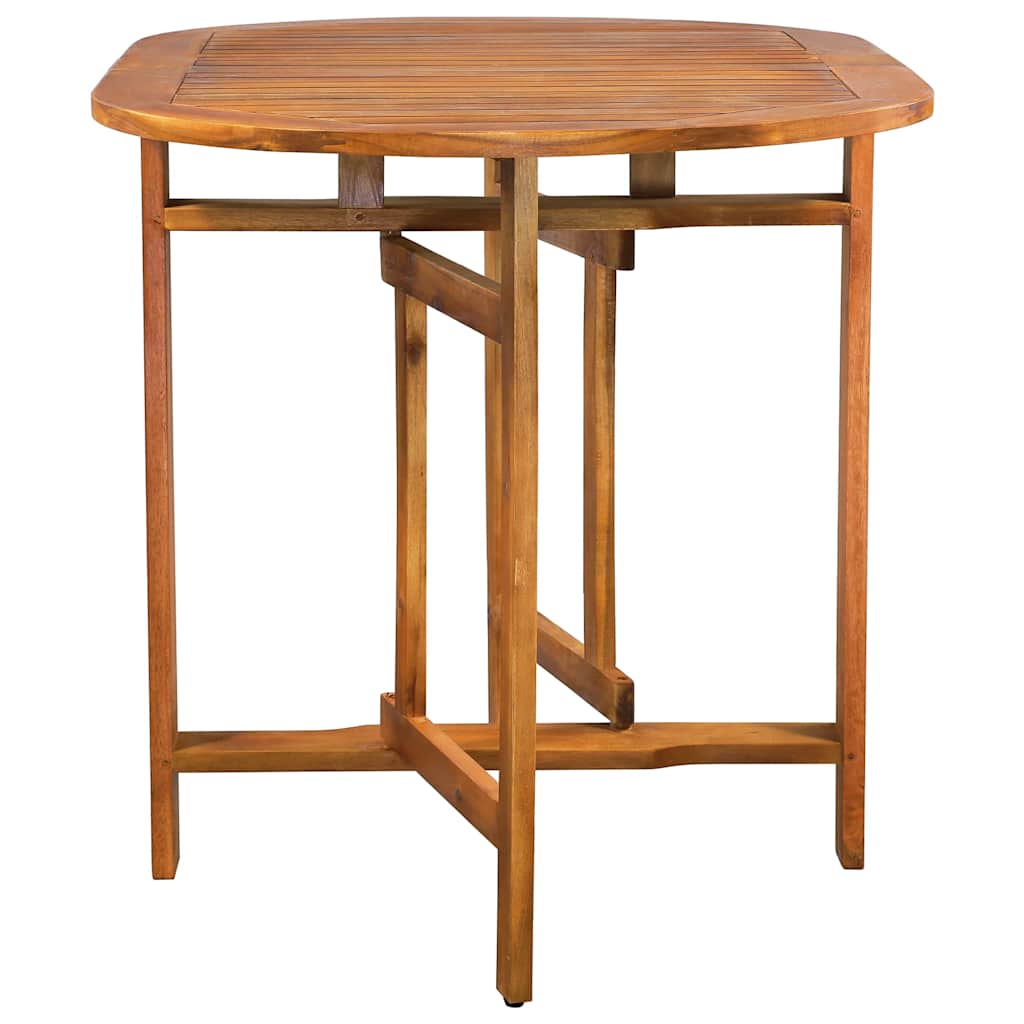 Dining Set | Natural wood | Solid Acacia wood | Set | Collapsible