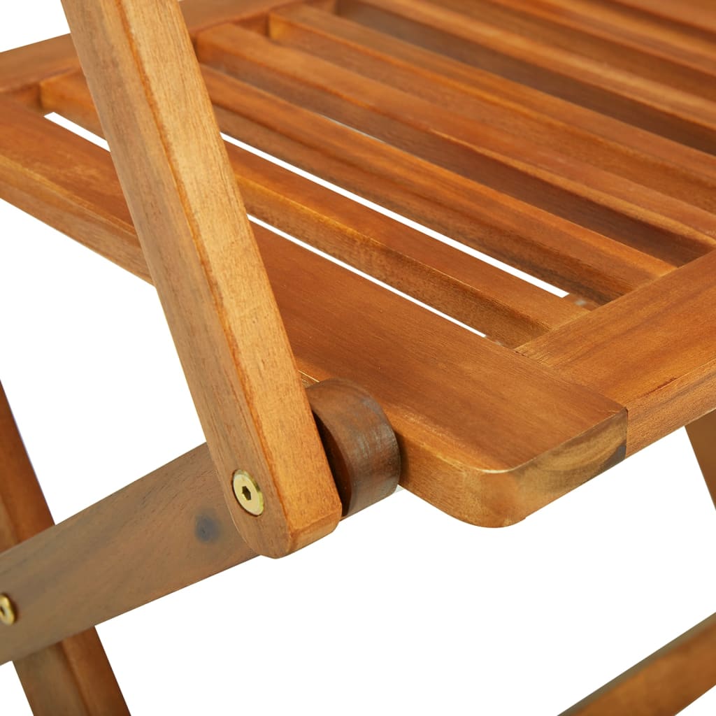 Dining Set | Natural Wood | Solid Acacia wood | Large | Foldable