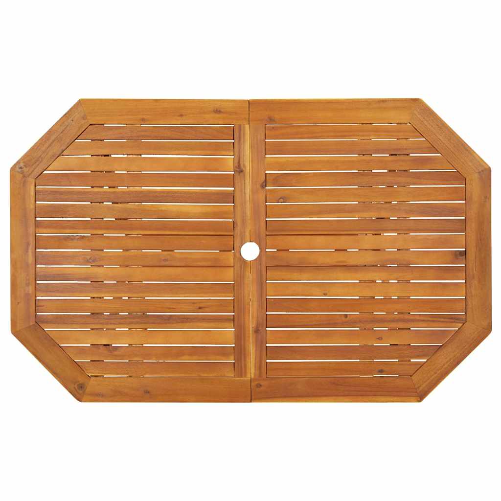 Dining Set | Natural Wood | Solid Acacia Wood | 5 Piece Set |  Foldable