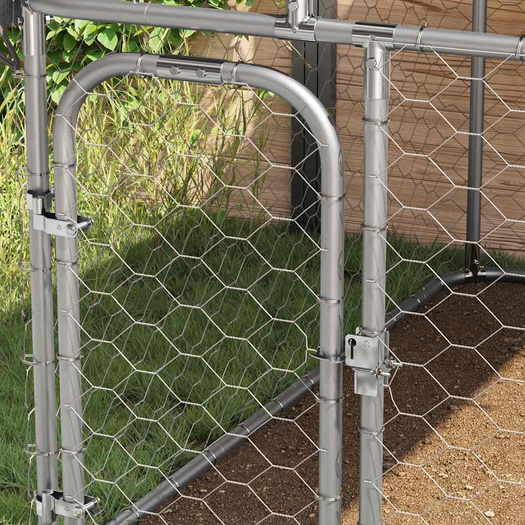 Outdoor Dog Kennel with Roof 200x200x150 cm