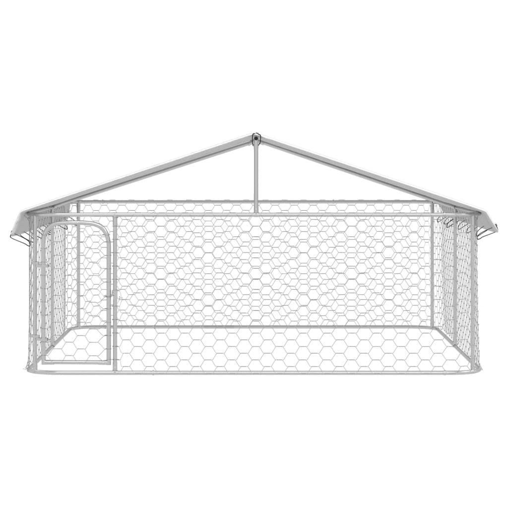 vidaXL Outdoor Dog Kennel with Roof 300x300x150 cm