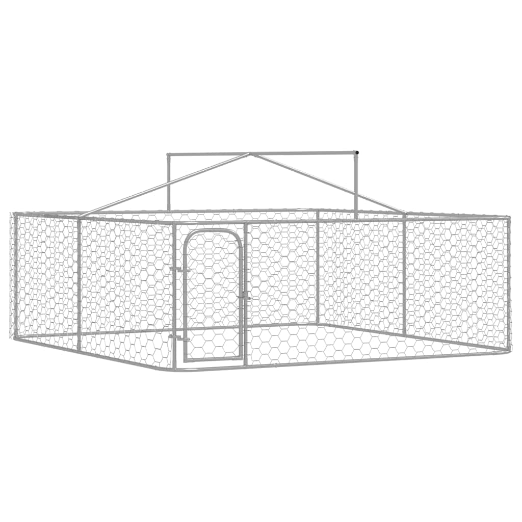 vidaXL Outdoor Dog Kennel with Roof 300x300x150 cm