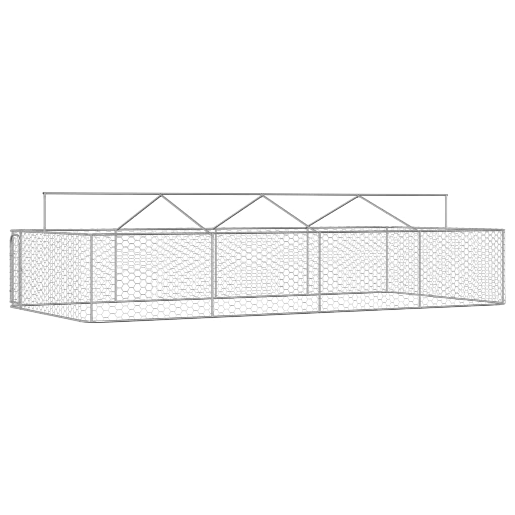 vidaXL Outdoor Dog Kennel with Roof 600x300x150 cm