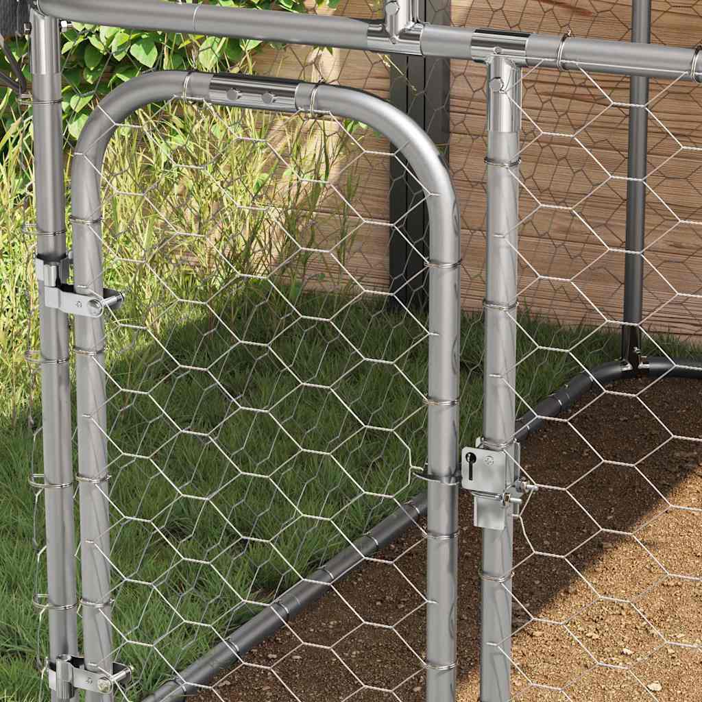 Outdoor Dog Kennel with Roof 600x300x150 cm