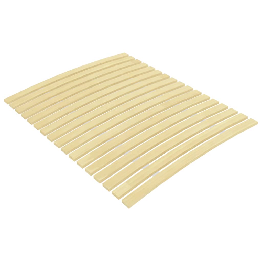 vidaXL Slatted Bed Base with 17 Slats 100x200 cm