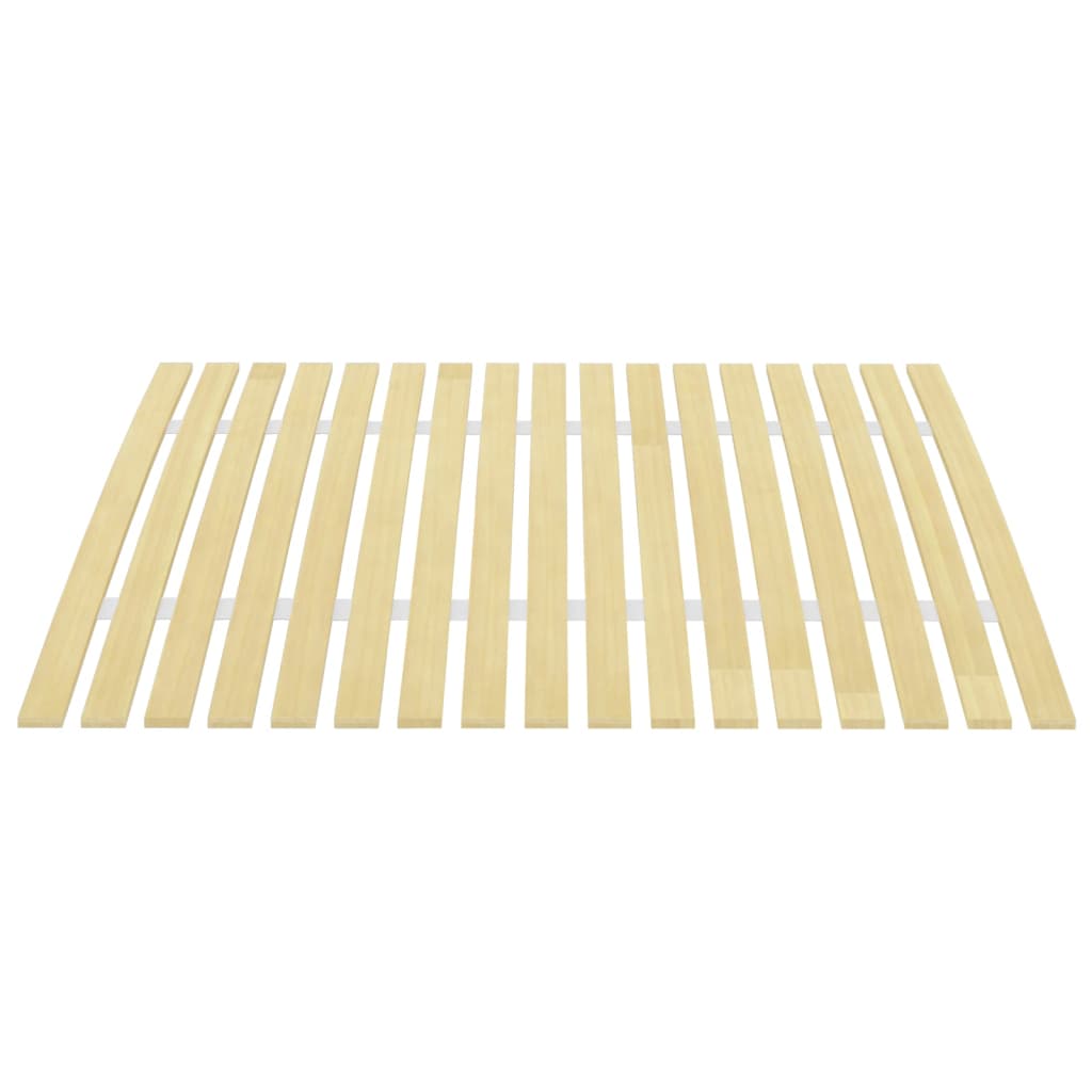 vidaXL Slatted Bed Base with 17 Slats 100x200 cm