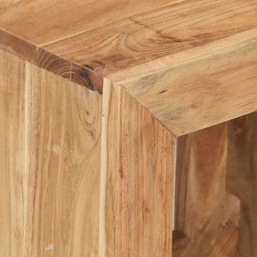 337837 vidaXL Stool 40x30x40 cm Solid Wood Acacia
