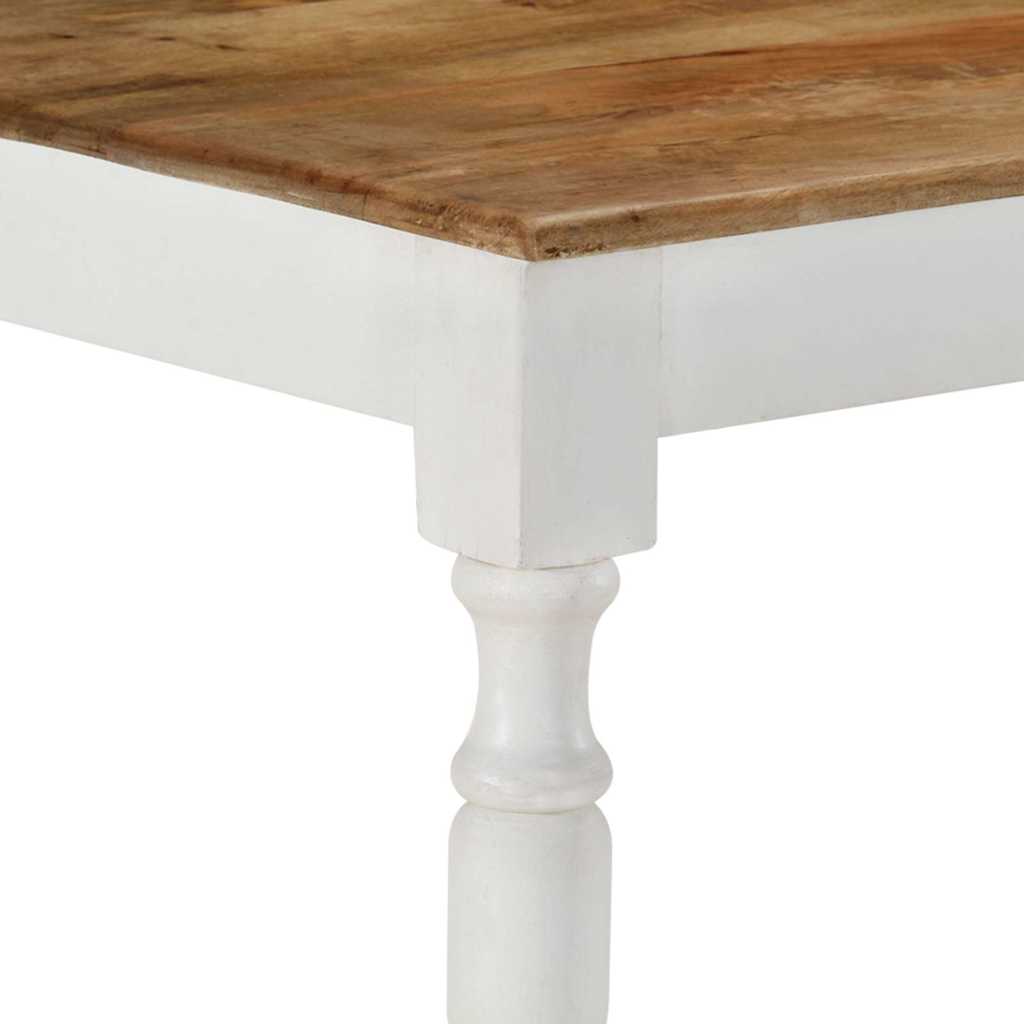 337839 vidaXL Dining Table 110x60x76 cm Solid Wood Mango