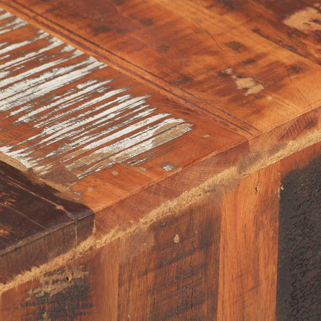 337842 vidaXL TV Cabinet 110x30x40 cm Solid Wood Reclaimed