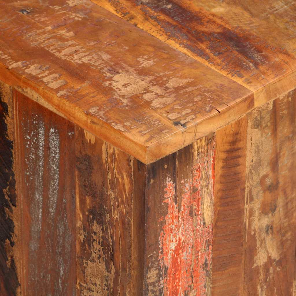 337842 vidaXL TV Cabinet 110x30x40 cm Solid Wood Reclaimed