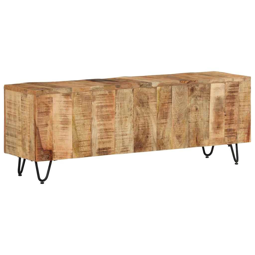 337843 vidaXL TV Cabinet 110x30x40 cm Solid Wood Mango